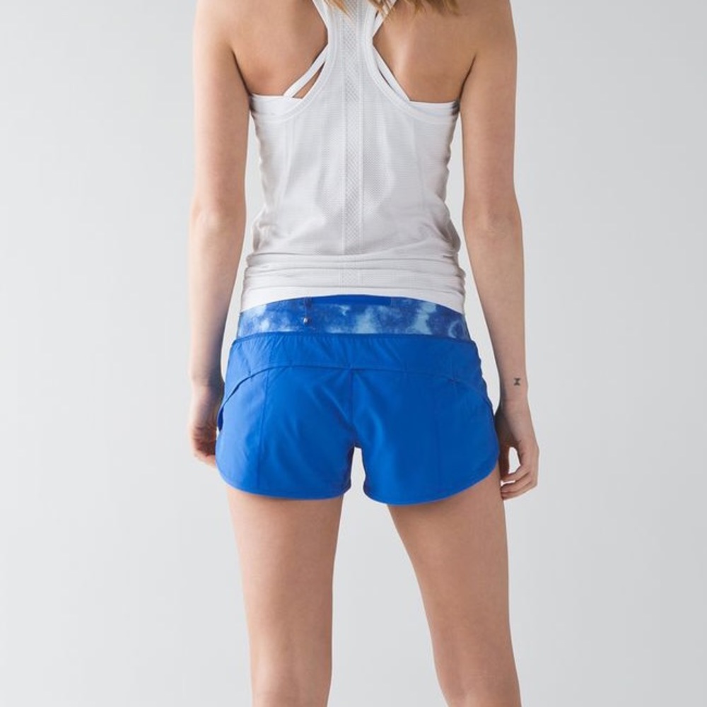 Rare Lululemon Speed Short 6 Pipe Dream Blue Tidal